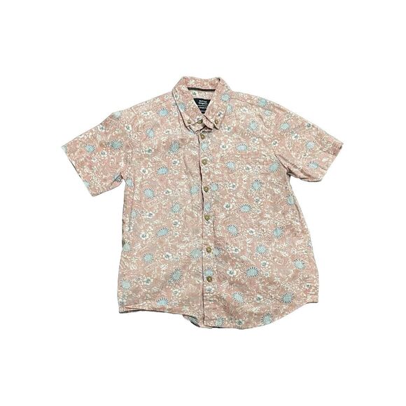 Sunrise Kingdom Shirt Youth Small Mauve Pink Roses Flowers 100% Cotton - Picture 1 of 3